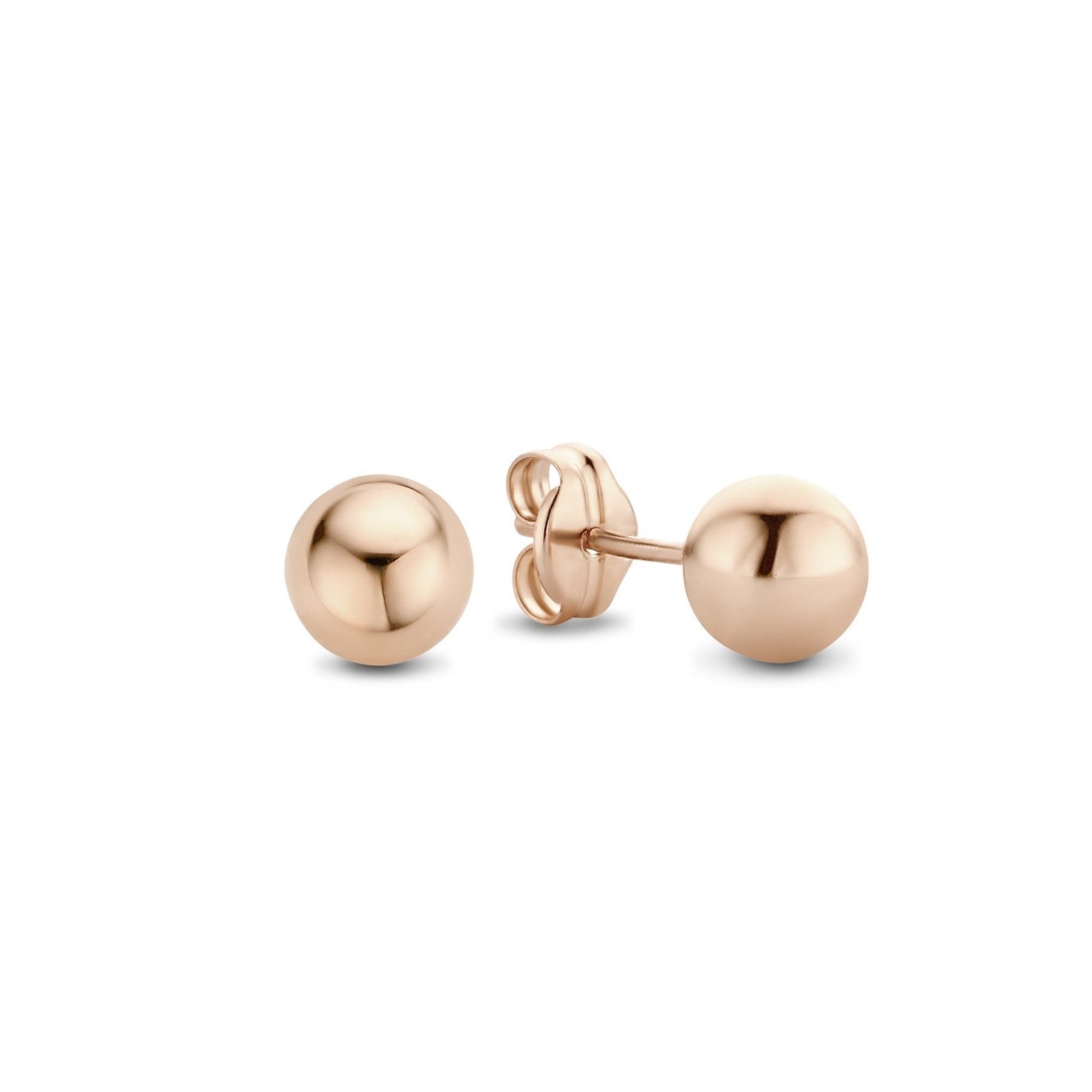 cercei argint bilute rose gold