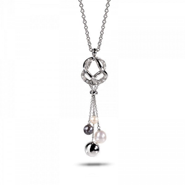 Colier Morellato din otel inoxidabil cu perle de cultura Colier Lasardo Gioielli