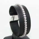 Bratara Tennis Argint 925 Rodiat 0.4 cm cu Diamante CZ Cipollina Cut Bratara Lasardo Gioielli