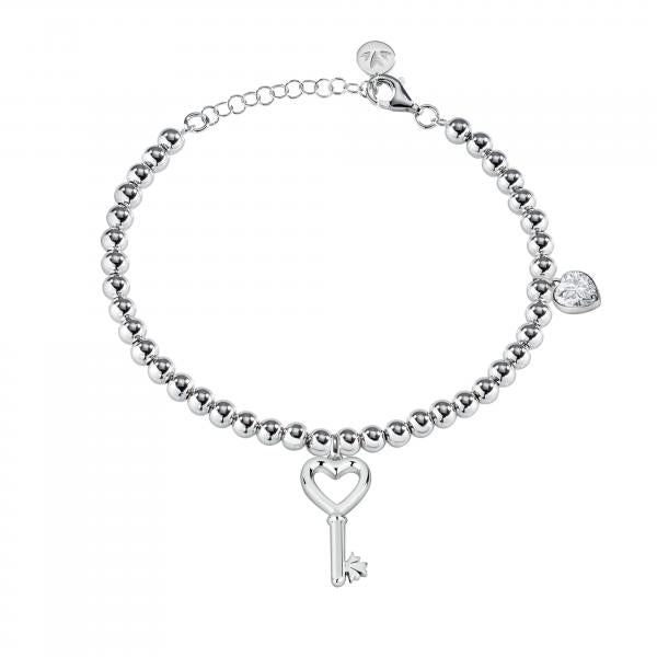 Bratara de dama Morellato cu charms-uri cheita si inima Bratara Lasardo Gioielli