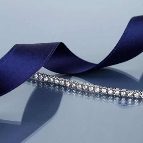 Bratara Tennis Morellato din argint 925 rodiat cu Diamante CZ albe 0.3 CM Bratara Lasardo Gioielli