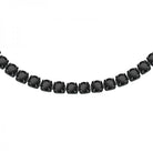 Bratara tennis barbateasca Sector cu Diamante CZ negre Bratara Lasardo Gioielli