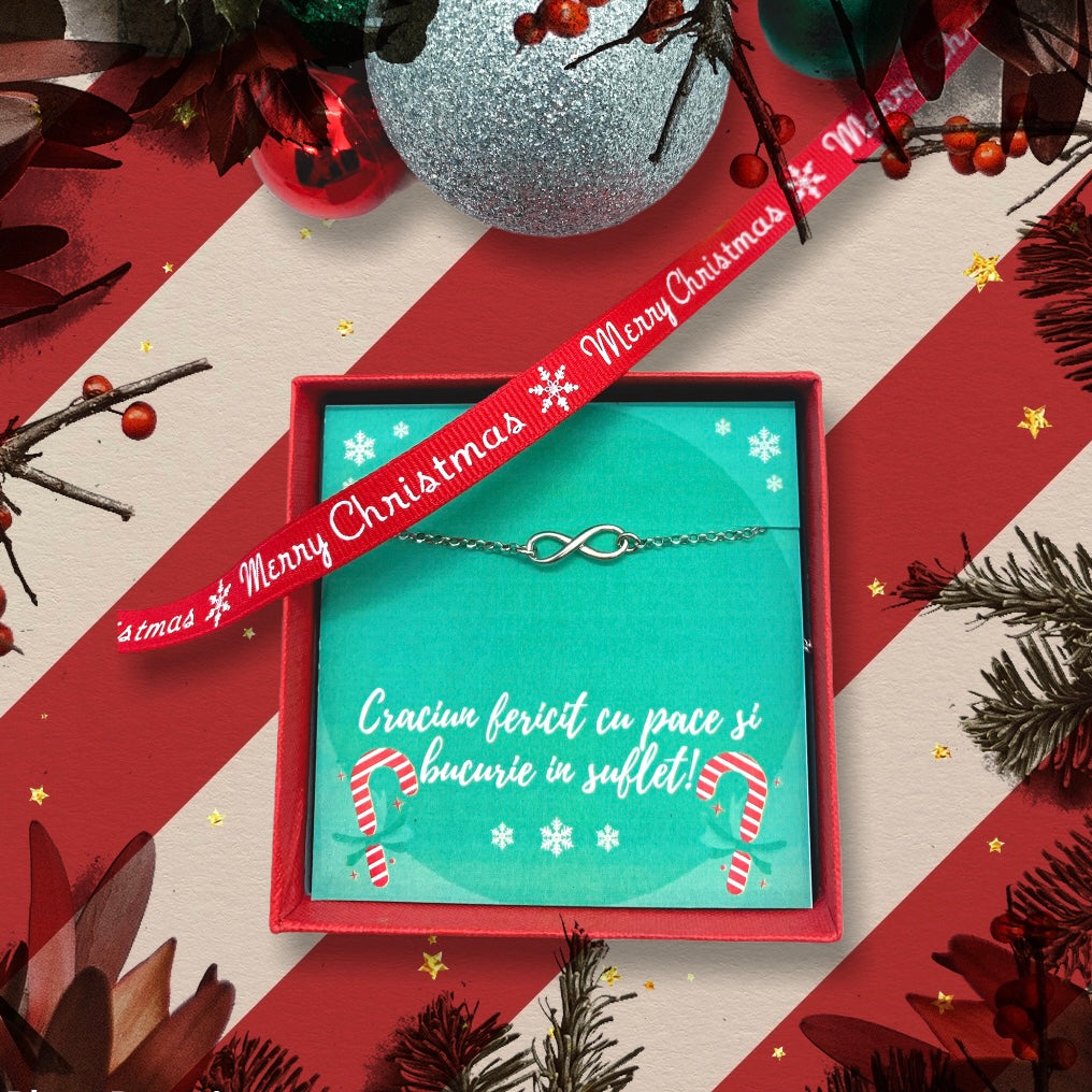 Bratara din argint 925 rodiat cu semnul infinitului Bratara Lasardo Gioielli