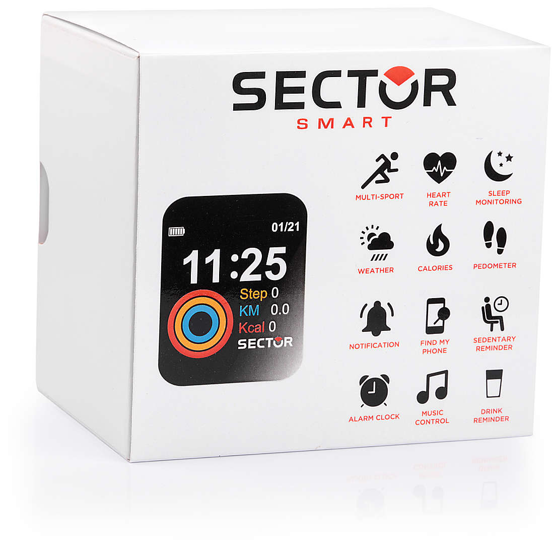 ceas smart sector curea mesh argintie