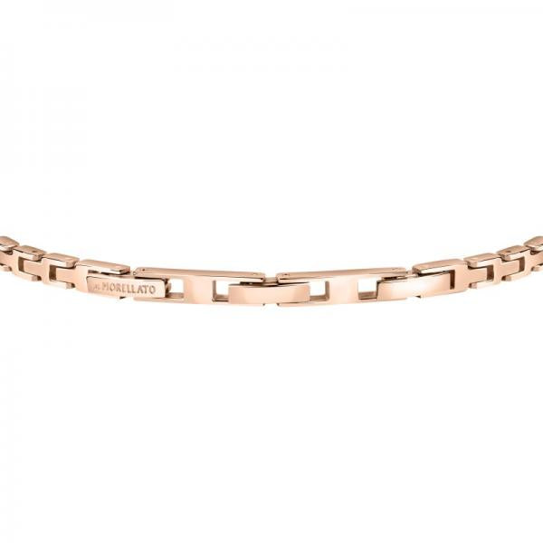 Bratara barbateasca tennis Morellato rose gold cu Diamante CZ negre Bratara Lasardo Gioielli