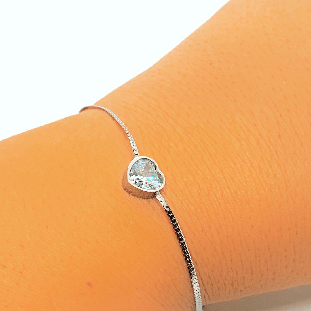 Bratara cu inima cu mesaj pentru CUMNATA MEA Bratara Lasardo Gioielli