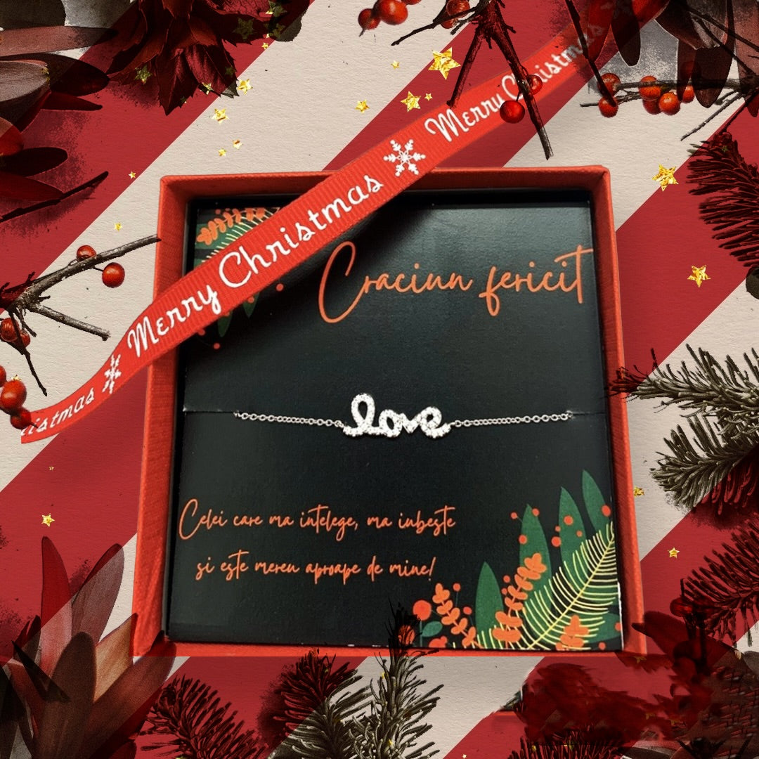 Bratara din argint 925 cu scris "LOVE" Bratara Lasardo Gioielli