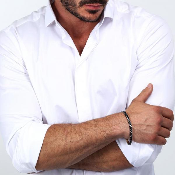 Bratara barbateasca Sector colectia Ceramic Bratara Lasardo Gioielli