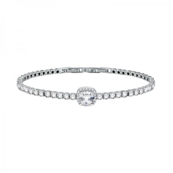 Bratara Tennis Morellato 3mm din argint 925 rodiat cu diamante CZ albe Bratara Lasardo Gioielli