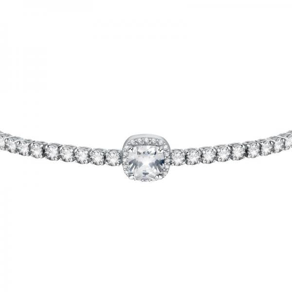 Bratara Tennis Morellato 3mm din argint 925 rodiat cu diamante CZ albe Bratara Lasardo Gioielli