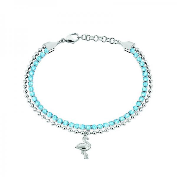 Bratara de dama tennis Sector cu flamingo Bratara Lasardo Gioielli