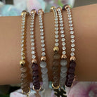 Bratara din argint 925 cu howlit si diamante CZ albe Bratara Lasardo Gioielli