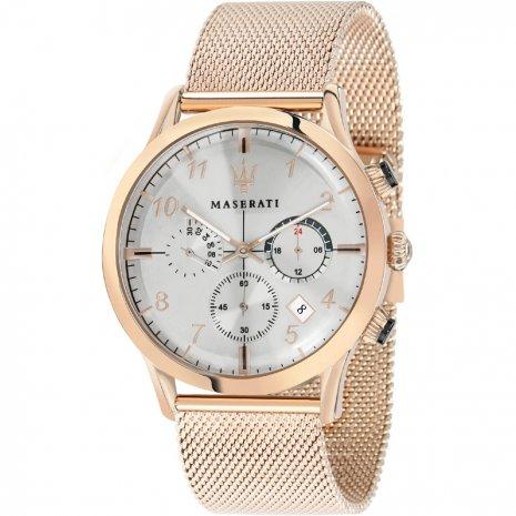 ceas barbatesc maserati curea mesh rose gold