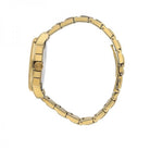 Ceas barbatesc Maserati colectia Successo curea metalica aurie si cadran negru Ceas Lasardo Gioielli