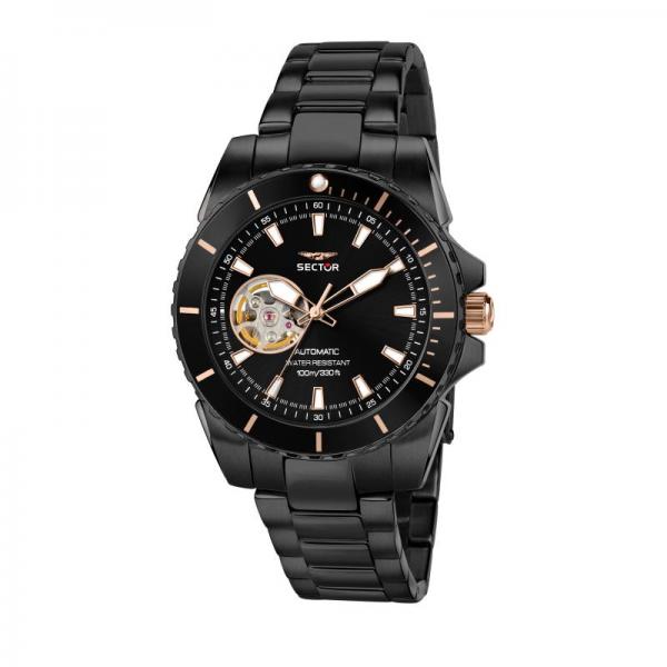 ceas barbatesc sector automatic negru