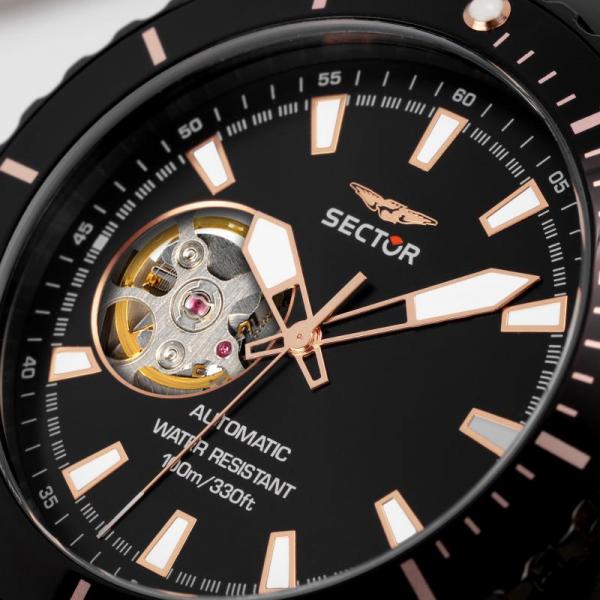 ceas barbatesc sector automatic negru