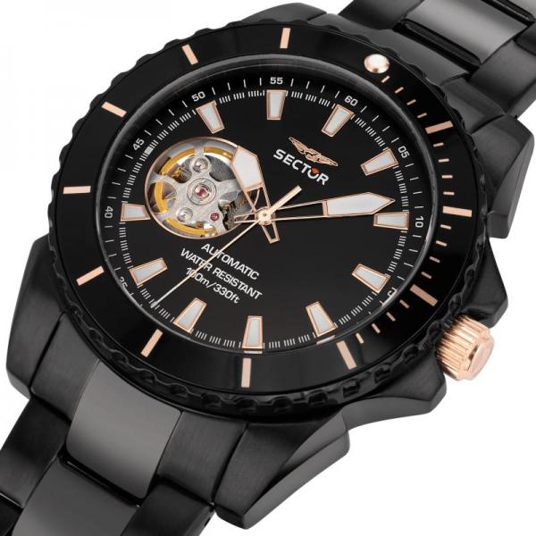ceas barbatesc sector automatic negru