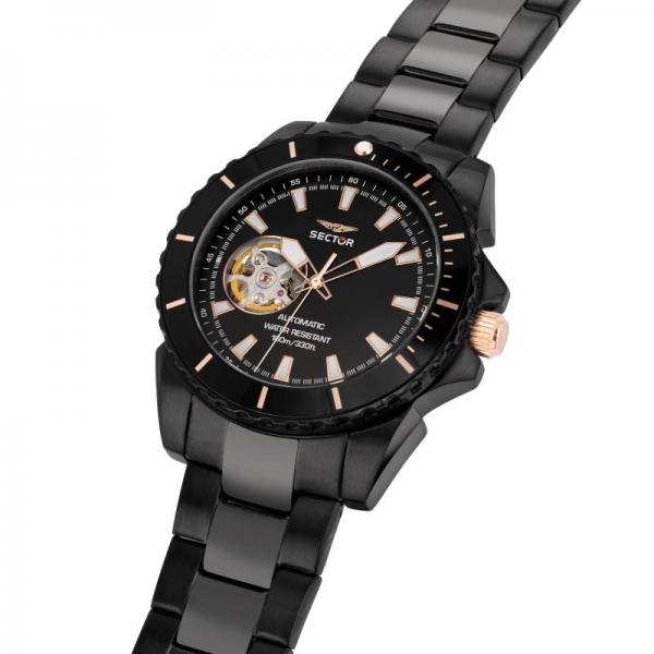 ceas barbatesc sector automatic negru
