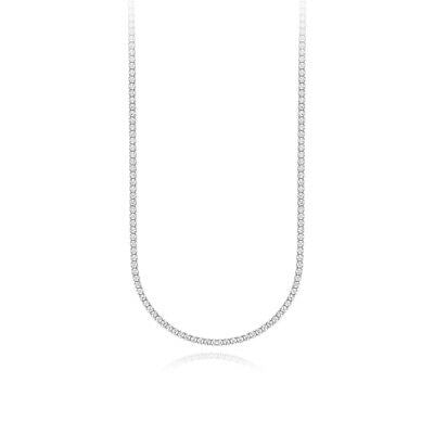 colier tennis argint