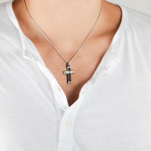 Colier Barbatesc Sector cu Cruce Colectia Spirit Colier Lasardo Gioielli