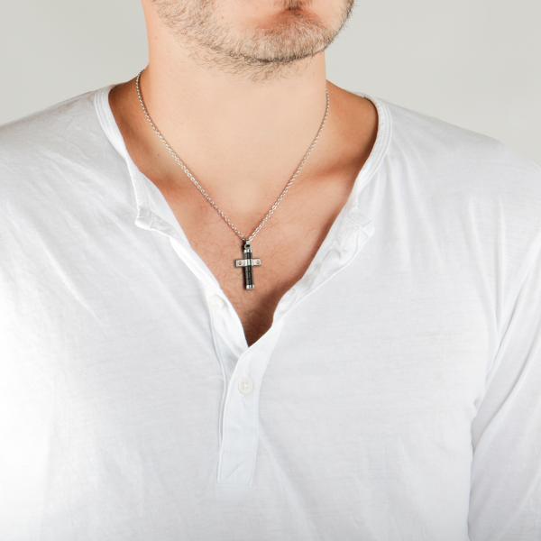 Colier Barbatesc Sector cu Cruce Colectia Spirit Colier Lasardo Gioielli