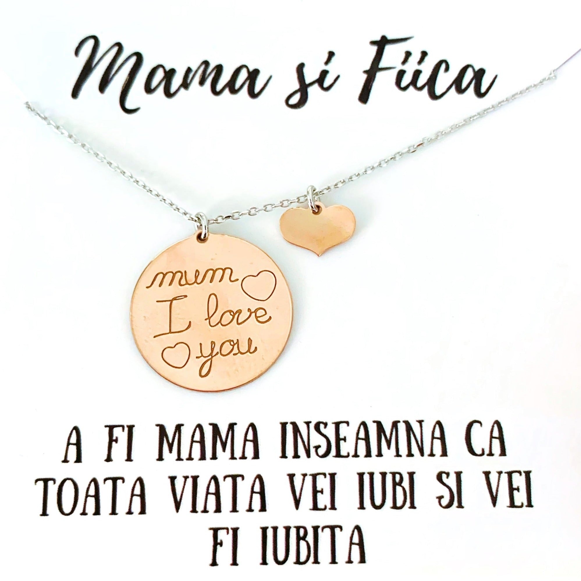 colier mama te iubesc