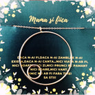 colier argint cu mesaj mama si fiica