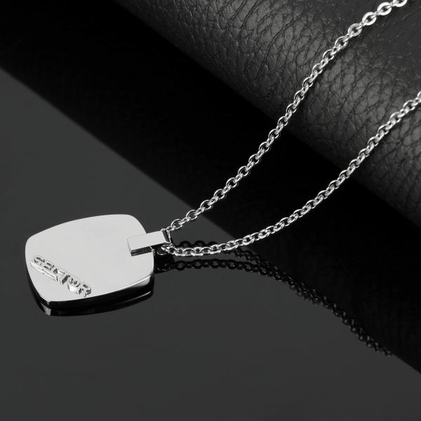 Colier Barbatesc Sector Colectia Energy cu Placuta si Logo Colier Lasardo Gioielli