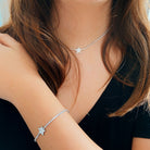 Bratara Tennis Think Positive cu stea Bratara Lasardo Gioielli