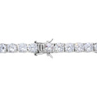 Bratara Tennis Argint 925 Rodiat 0.3 cm cu Diamante CZ Albe Round Cut Bratara Lasardo Gioielli
