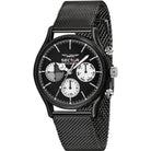 ceas barbatesc sector negru curea mesh