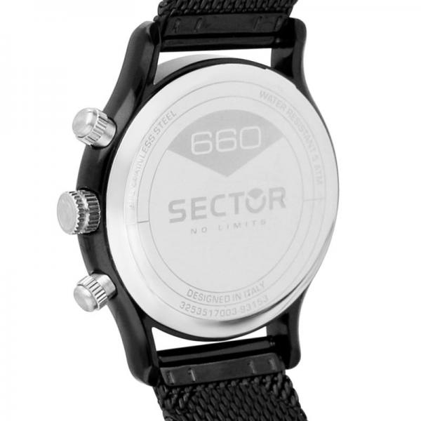 ceas barbatesc sector negru curea mesh