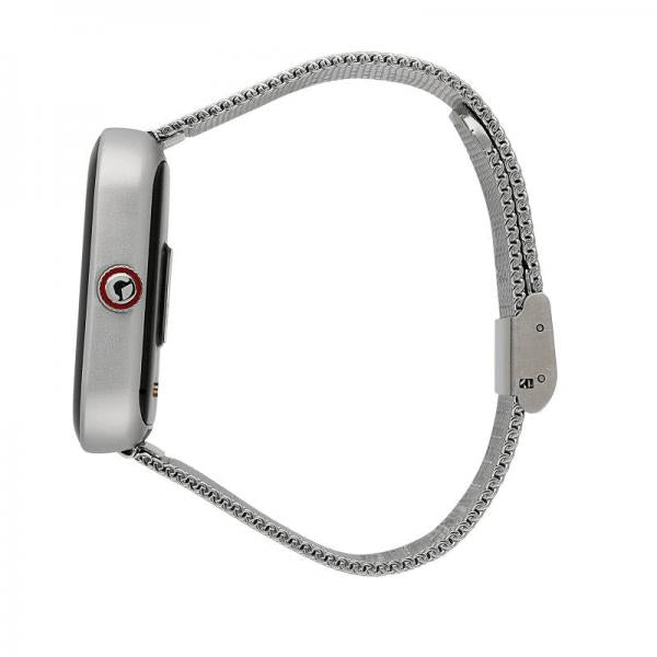 ceas smart sector curea mesh argintie