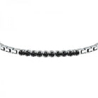 Bratara barbateasca tennis Morellato cu cristale negre Bratara Lasardo Gioielli
