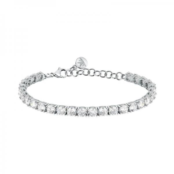 Bratara Tennis Morellato 4 mm din argint 925 rodiat cu Diamante CZ albe Bratara Lasardo Gioielli