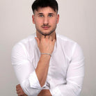 Bratara Tennis Sector argintie cu Diamante CZ albe Bratara Lasardo Gioielli