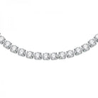 Bratara Tennis Sector argintie cu Diamante CZ albe Bratara Lasardo Gioielli