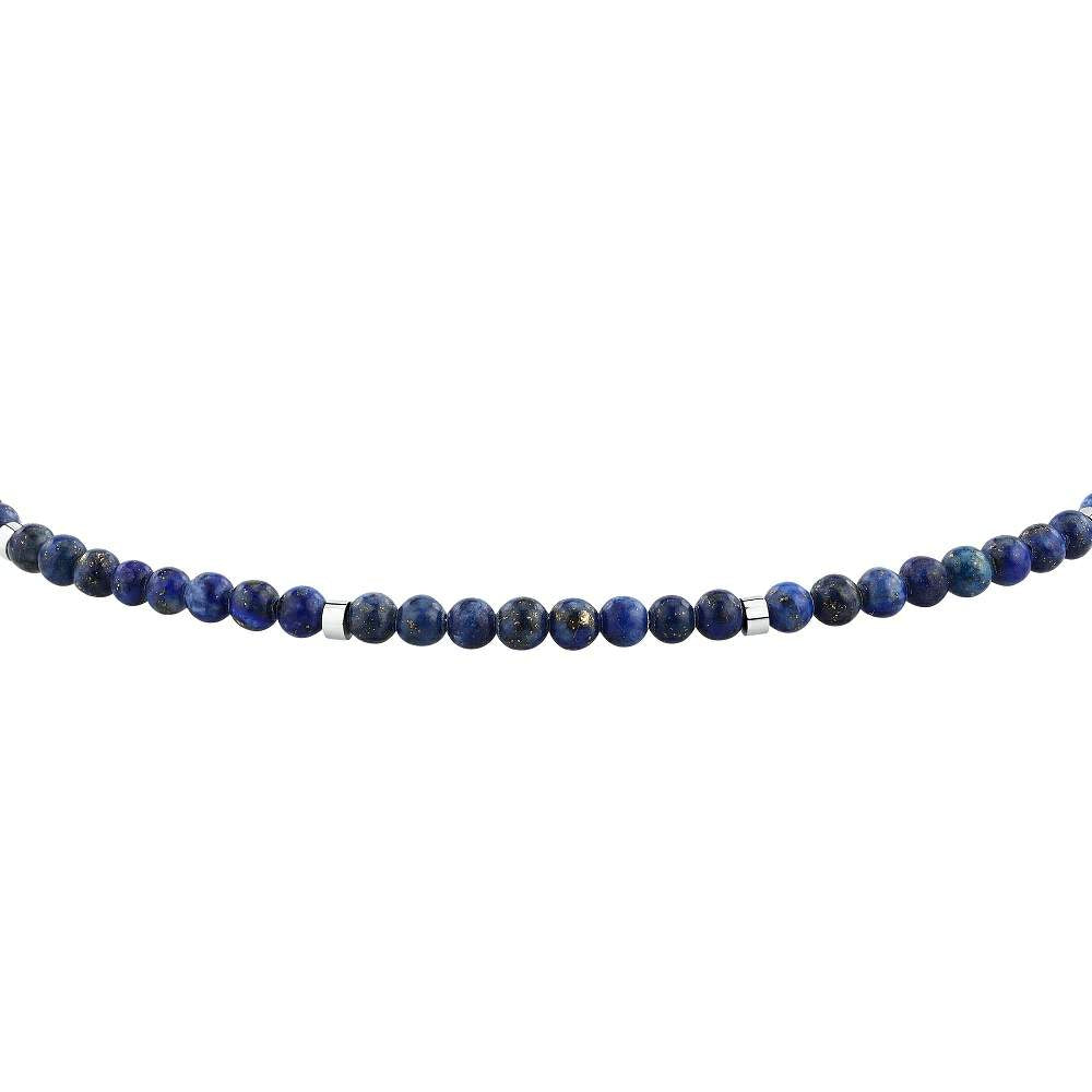 detaliu pentru Bratara barbati Morellato Terra din otel inoxidabil 316L cu lapis lazuli bleumarin