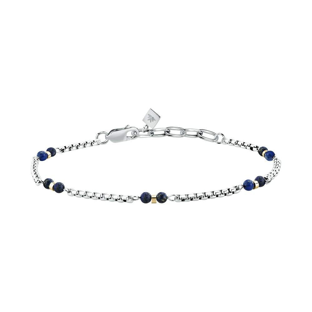 Bratara barbati Morellato Terra din otel inoxidabil 316L cu lapis lazuli