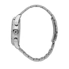 Ceas Barbatesc Sector 270 Multifunction Curea Metalica Argintiu cu Auriu si Cadran Negru Ceas Lasardo Gioielli