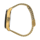 Ceas Barbatesc Sector 650 Curea Aurie Mesh si Cadran Negru Ceas Lasardo Gioielli