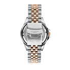 ceas automatic sector argintiu cu rose gold