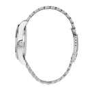 Ceas Barbatesc Sector 240 Curea Metalica Argintie si Cadran Negru Ceas Lasardo Gioielli