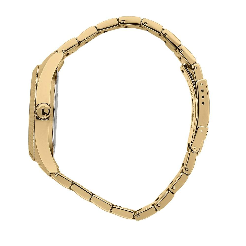 Ceas Barbatesc Sector 240 Quartz Curea Metalica Aurie si Cadran Auriu Ceas Lasardo Gioielli