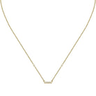colier argint auriu cu placuta diamante cz