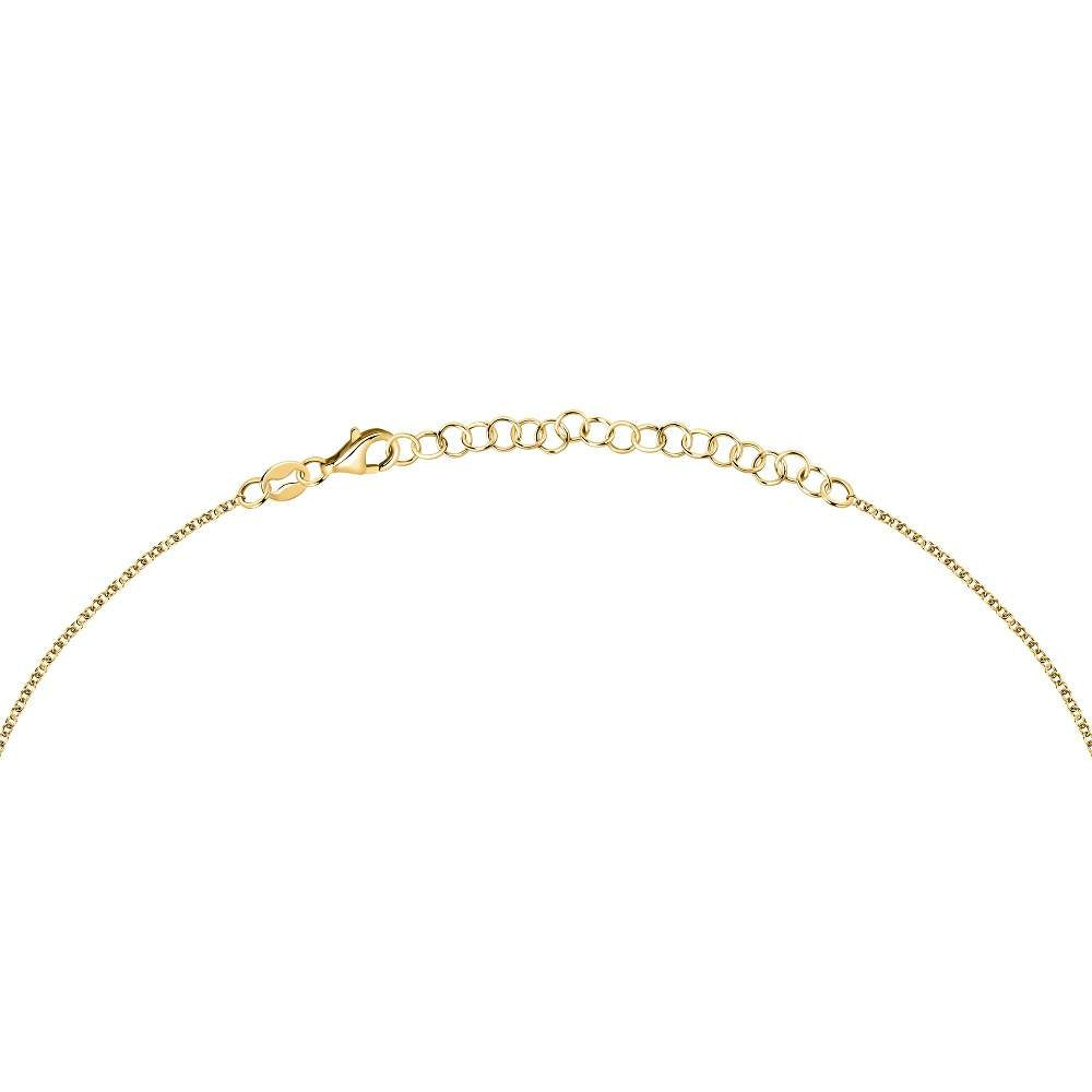 colier argint auriu cu placuta diamante cz