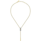 imagine de ansamblu Colier dama Trussardi Concept auriu din otel inoxidabil 316L cu cristale albe