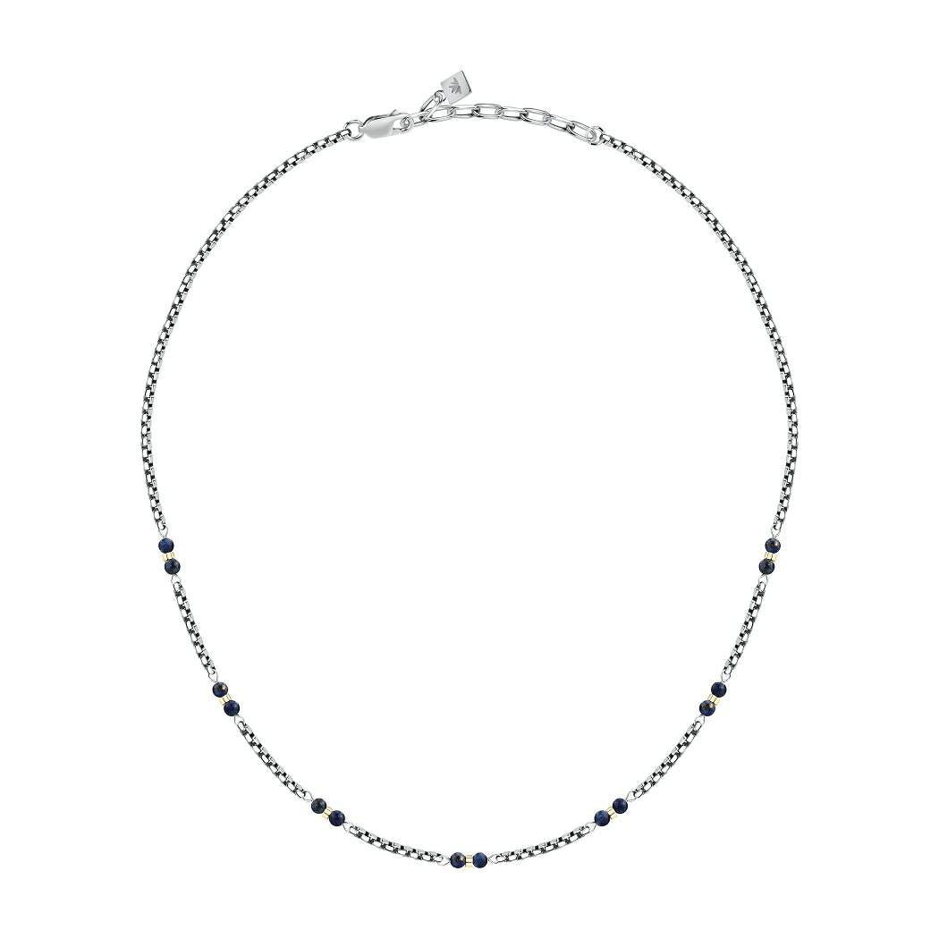 imagine de ansamblu pentru Lant barbati Morellato cu pietre lapis lazuli bleumarin