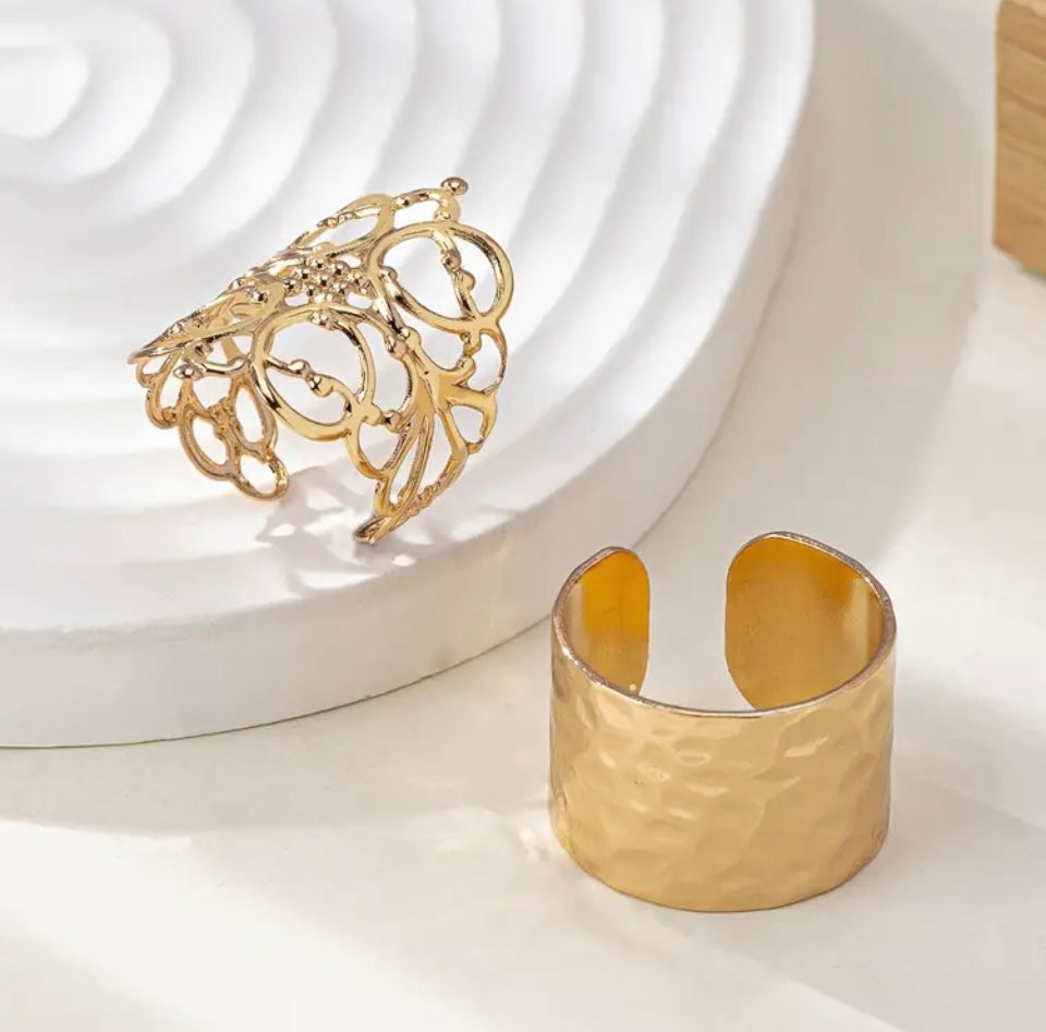 Set Inele Aurii Gold Embrace Inel Lasardo Gioielli