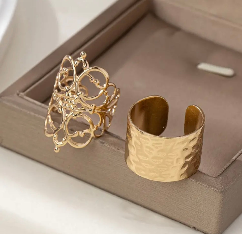 Set Inele Aurii Gold Embrace Inel Lasardo Gioielli